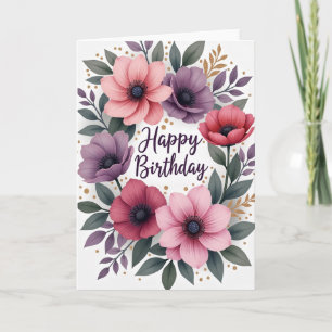 Chevron Elegant Wreath Card