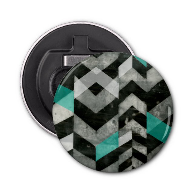 Chevron Exclusion II Bottle Opener (Front)