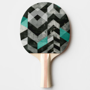 Chevron Exclusion II Ping Pong Paddle