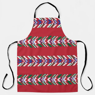 Chevron fair isle seamless pattern designallover, apron