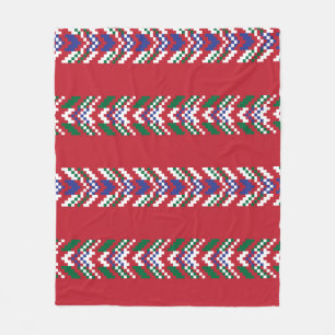Chevron fair isle seamless pattern designallover, fleece blanket
