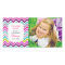 Chevron Faux Glitter Rainbow Thank you