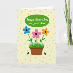 Chevron Garden Greeting Card