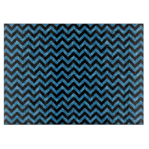 Chevron Glitter Look Cutting Board