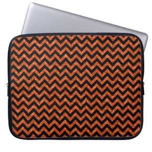 Chevron Glitter Look Electronics Sleeve