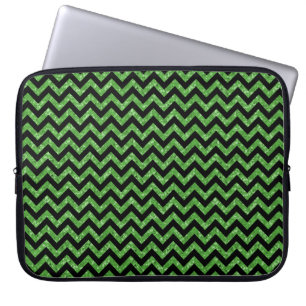 Chevron Glitter Look Electronics Sleeve