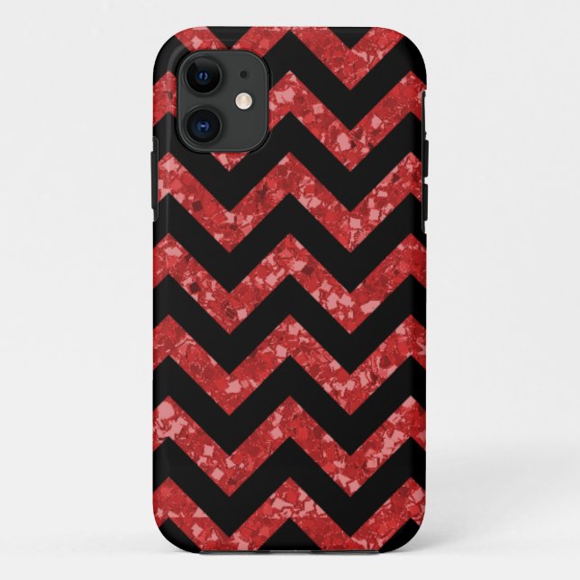 Chevron Glitter Look iPhone 5 BT Case (Back)