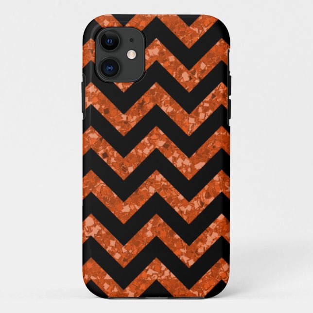Chevron Glitter Look iPhone 5 BT Case (Back)