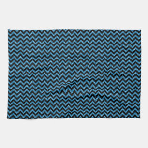 Chevron Glitter Look Towel