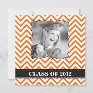 Chevron   Graduation Party Invitation