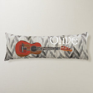 Chevron Guitar body pillow