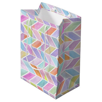 Chevron in Multi Medium Gift Bag