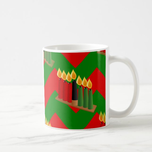 chevron kwanzaa coffee mug (Right)