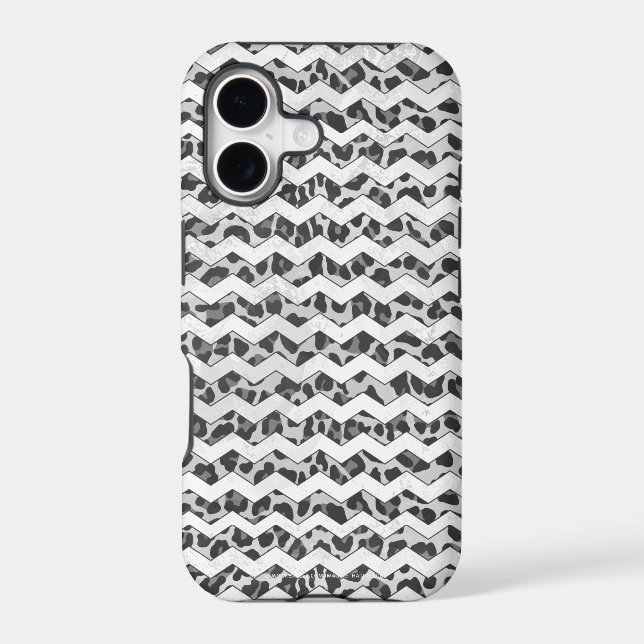 Chevron Leopard Grey and Light Grey Print (Back)