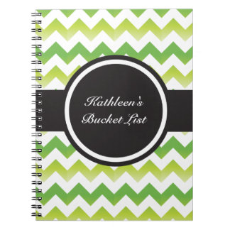 Chevron Lime Notebook