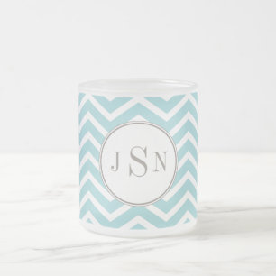 Chevron Monogram Mug