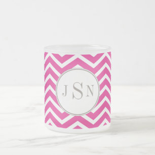 Chevron Monogram Mug