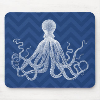 Chevron Octopus DK Mouse Pad