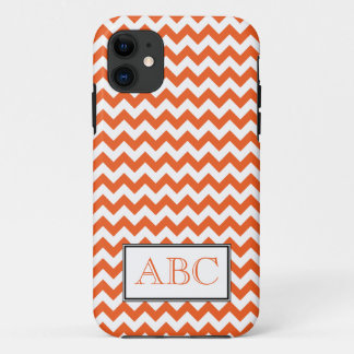 Chevron Orange & White iPhone 5 Case