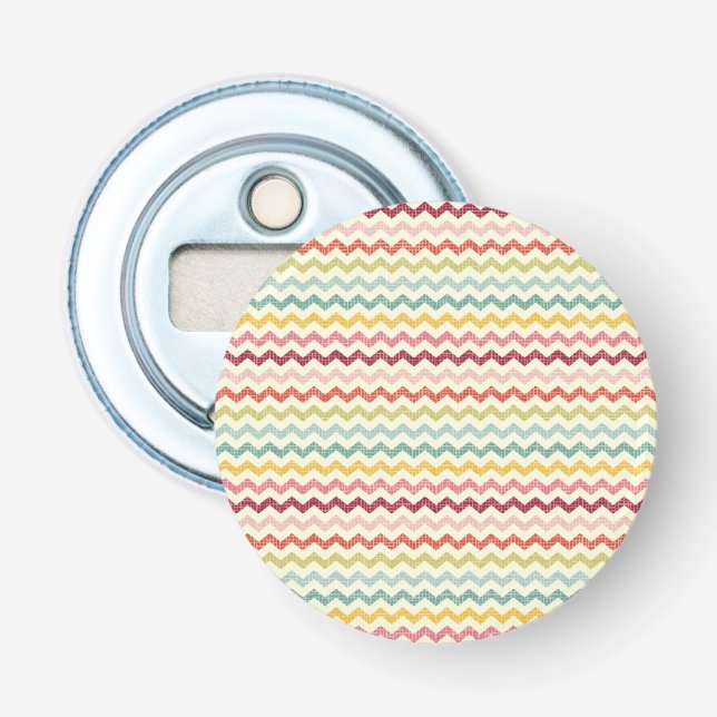 Chevron Pattern 4 Bottle Opener (Front)