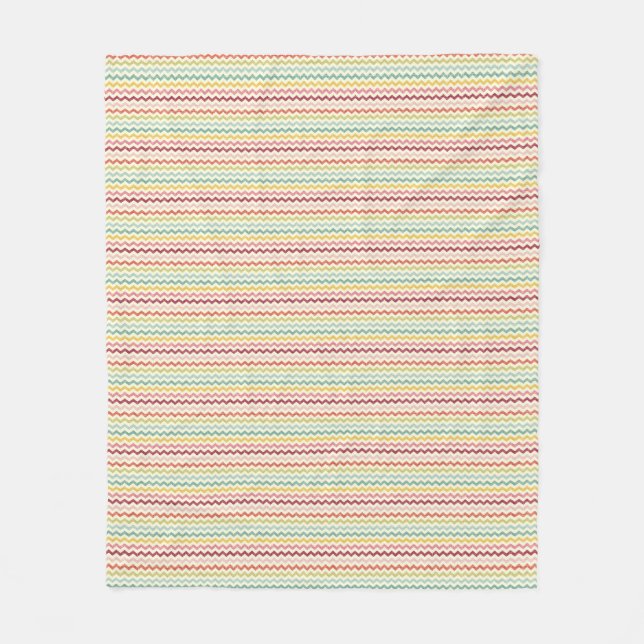 Chevron Pattern 4 Fleece Blanket (Front)