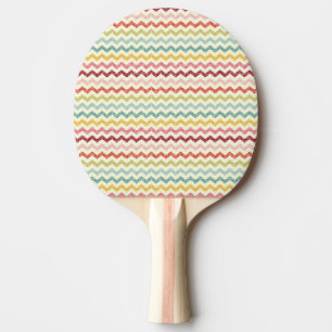 Chevron Pattern 4 Ping Pong Paddle