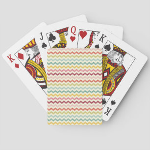 Chevron Pattern 4 Playing Cards