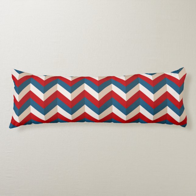 Chevron Pattern Body Cushion (Front)