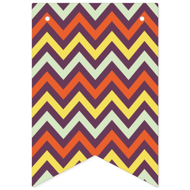 Chevron Pattern Bunting (First Flag)