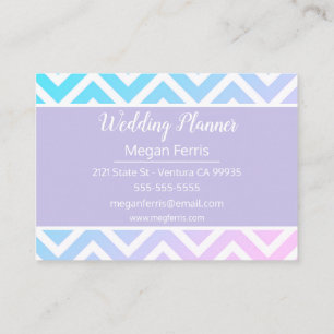Chevron Pattern Business Card