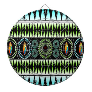 Chevron Pattern Dartboard