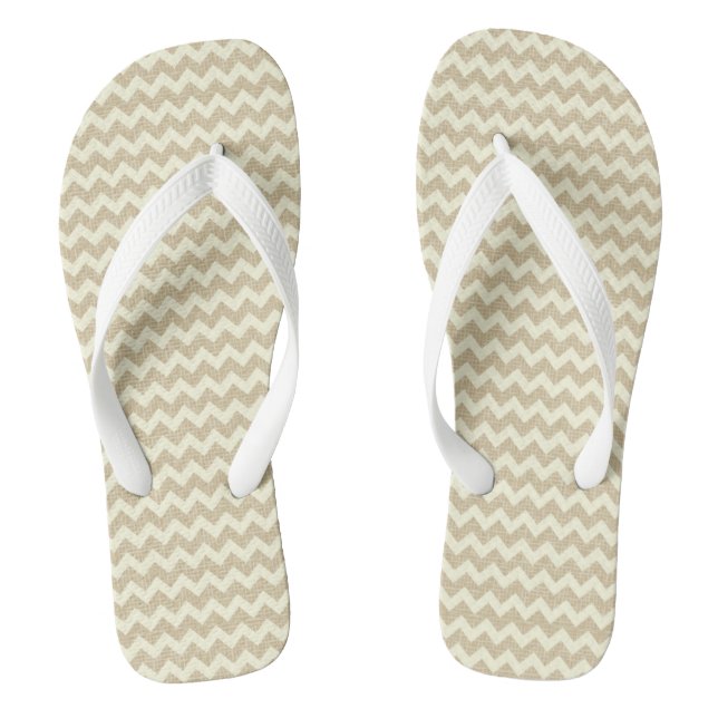 Chevron Pattern Jandals (Footbed)