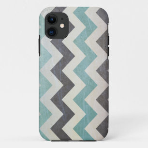 Chevron Pattern On Metal Texture by Shirley Taylor Case-Mate iPhone Case