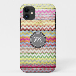 Chevron pattern on vintage wood #6 Case-Mate iPhone case