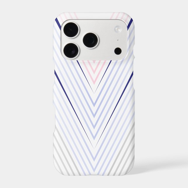 Chevron Pattern on White Background (Back)