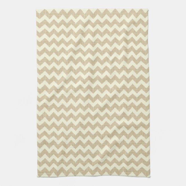 Chevron Pattern Tea Towel (Vertical)