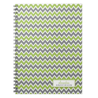 Chevron Pattern Trendy Notebook (apple)