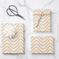 Chevron Pattern Yellow And Cream Zigzag