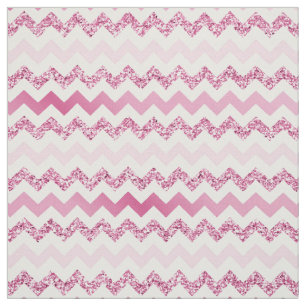 Chevron Pink Gradient Fabric