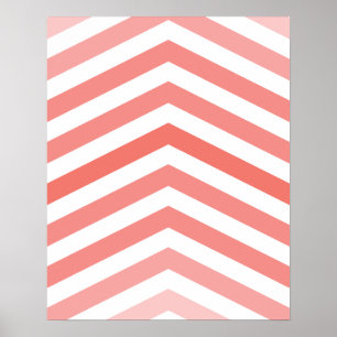 Chevron Print { CORAL }