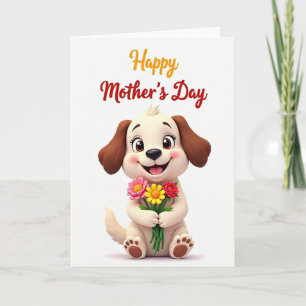 Chevron Puppy Love Card