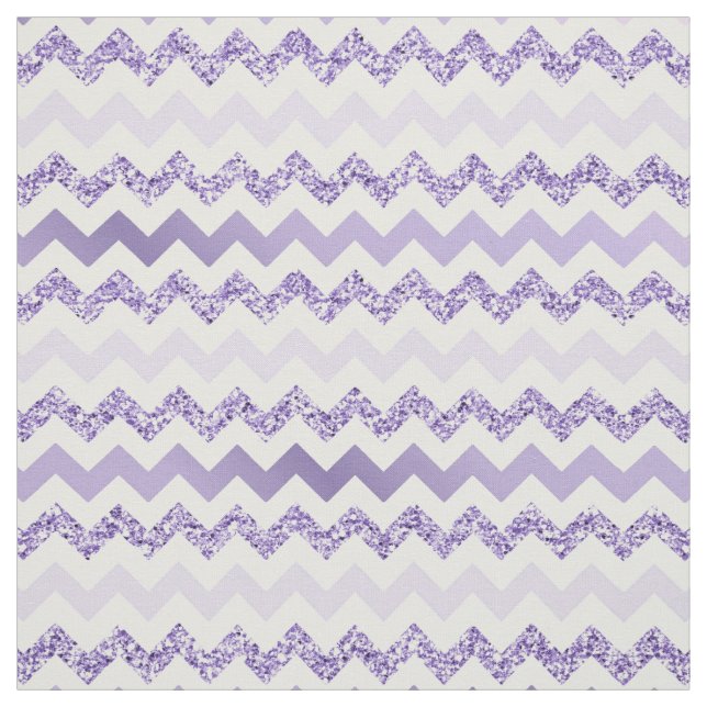 Chevron Purple Gradient Fabric (Swatch)