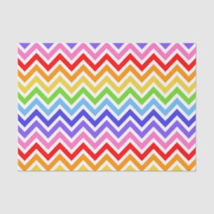 Chevron Rainbow Tissue Paper