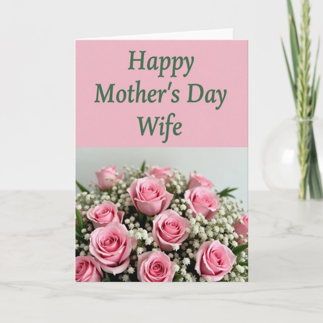 Chevron Rose Admiration Card (Front)