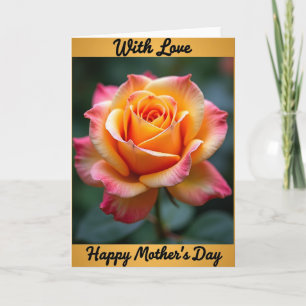 Chevron Rose Tenderness Card