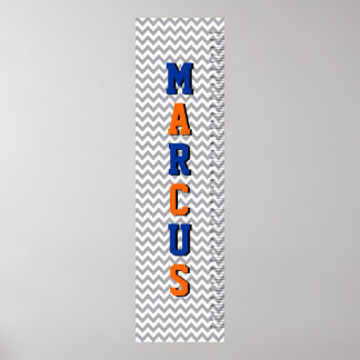 Chevron Six Letter Name Growth Chart