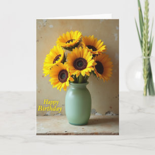 Chevron Warmth Bloom Card