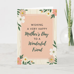 Chevron Wonderful Friend Card
