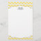 Chevron Yellow and Modern Personalised