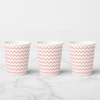 Chevron Zig Zag Pattern Sand Rose White Scandi  